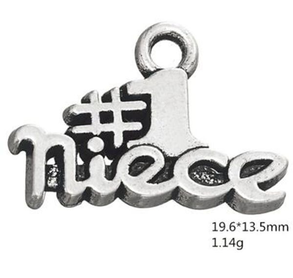 

family member number 1 piece word charm other customized jewelry, Bronze;silver