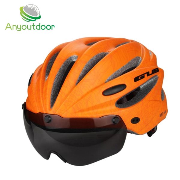 

new ultralight eps ciclismo bicycle helmet with goggles men's cycling helmet road mountain mtb bike helmets casque vtt