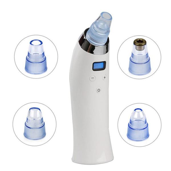 

Skin care pore vacuum blackhead remover acne pimple removal vacuum uction tool face clean facial diamond dermabra ion machine hip