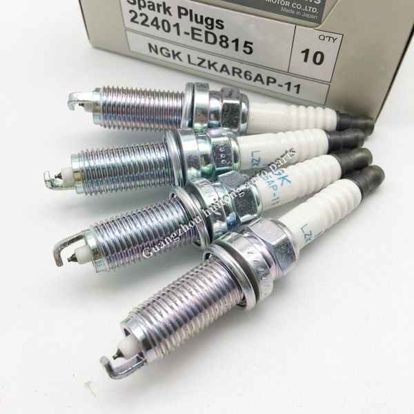 

22401-ed815 lzkar6ap-11 iridium candles car spark plugs 22401-ed815 lzkar6ap11 for nissan note (e12) 1.2 micra march tiida