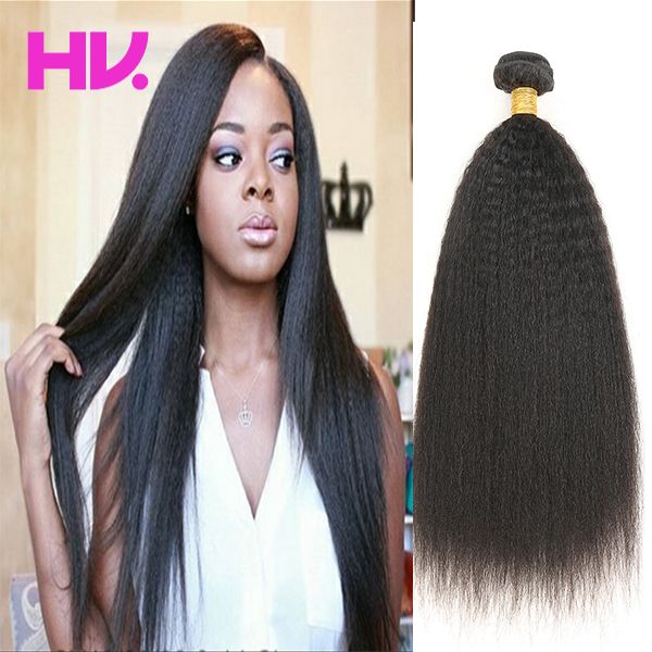 8a Malaysian Kinky Straight Hair Unprocessed Virgin Human Hair