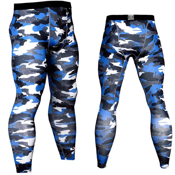 

2018 running pants men's jogging pants gym clothing sports tights fitness legging running pants basketball sweatpants, Black;blue