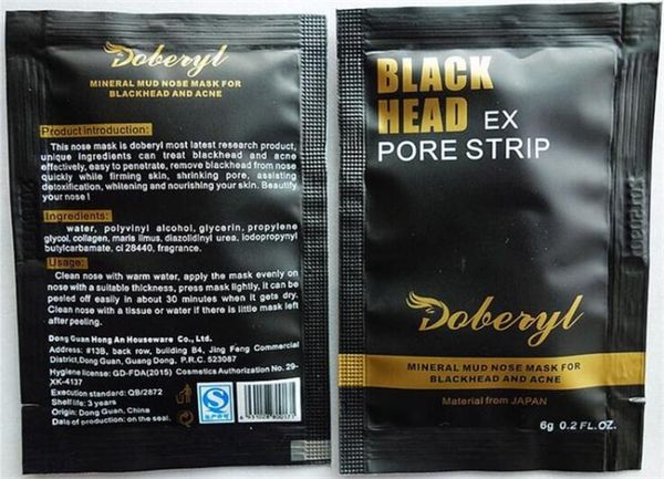 

2018 doberyl black head remover face ma k care facial blackhead no e deep clean ing mineral mud ex pore trip cleaner 400pc