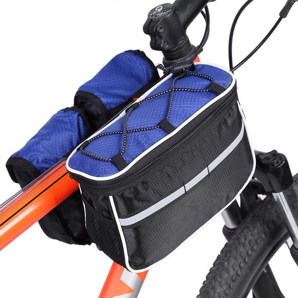 

multi-function mountain bike frame bicycle tube bag 4 in 1 cycling bag sport bags cycling panniers baskets bags phone container