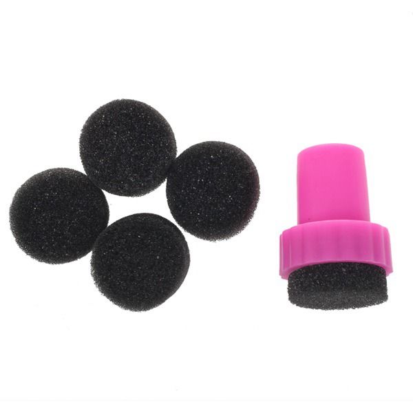 

hhff 1 set nail diy nail art stamping transfer sponge decor sponge brush