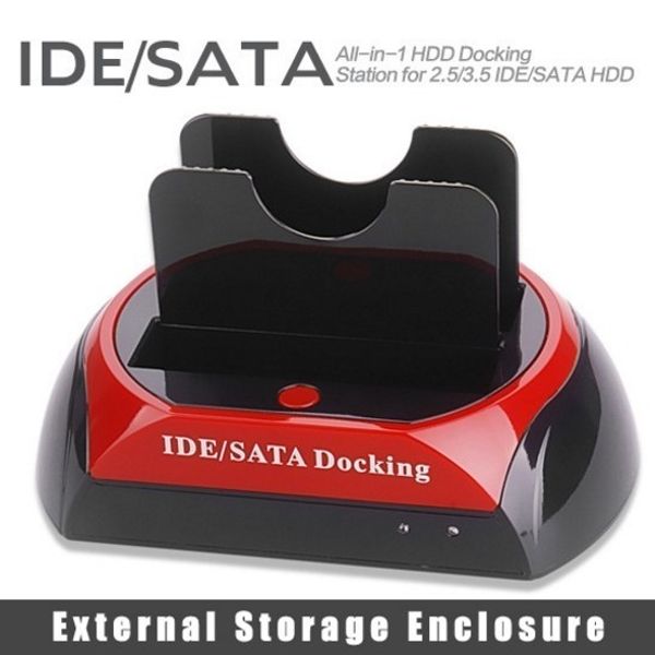 

2.5" 3.5" 2 sata 1 ide hdd hard disk drive twin docking station usb hub reader external hdd enclosure 409
