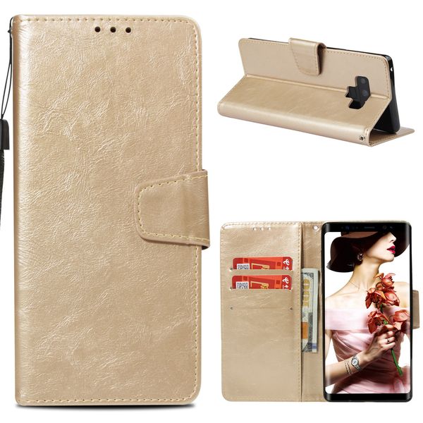 

retro flip case for samsung galaxy note 5/note 8/note 9 cover wallet cases holster imitation skin pu leather phone bags coque