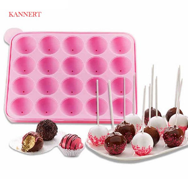 

kannert new silicone cake chocolate lollipop lolly mold decorating mould 20 straws
