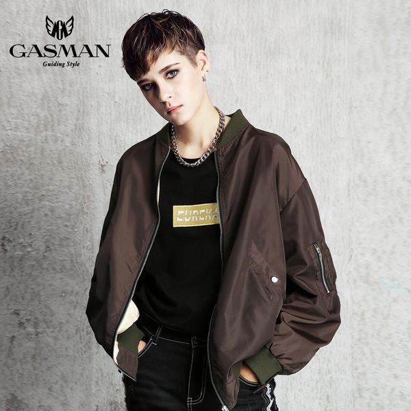 

new women baseball jacket 2018 spring autumn fashion design female slim fit college varsity jacket ladies brand stylish casacos, Black;brown