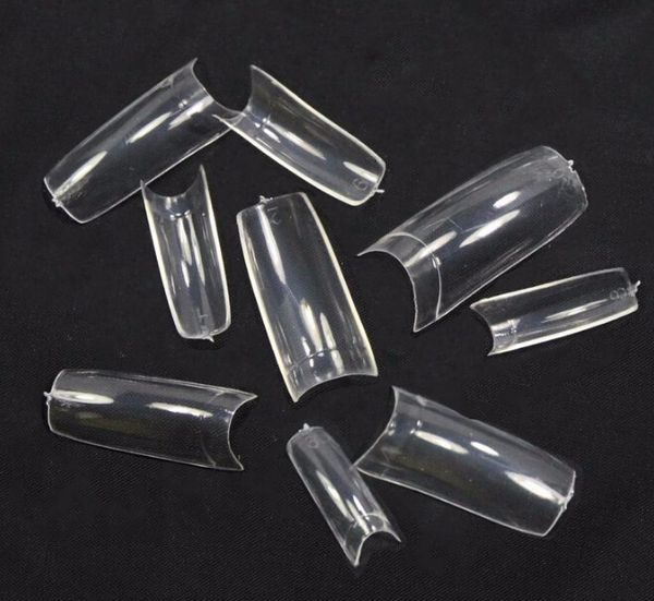 NIEUWE COLLECTIE 500 Stuks False Nail Clear Half Transparant Franse Acryl UV Gel Manicure Nep Nagels Art Tips GRATIS VERZENDING