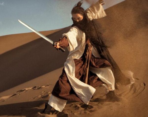 

film clothing tang style martial arts costume studio desert swords women hanfu woman portrait costumes stage outfit cotton linen, Red