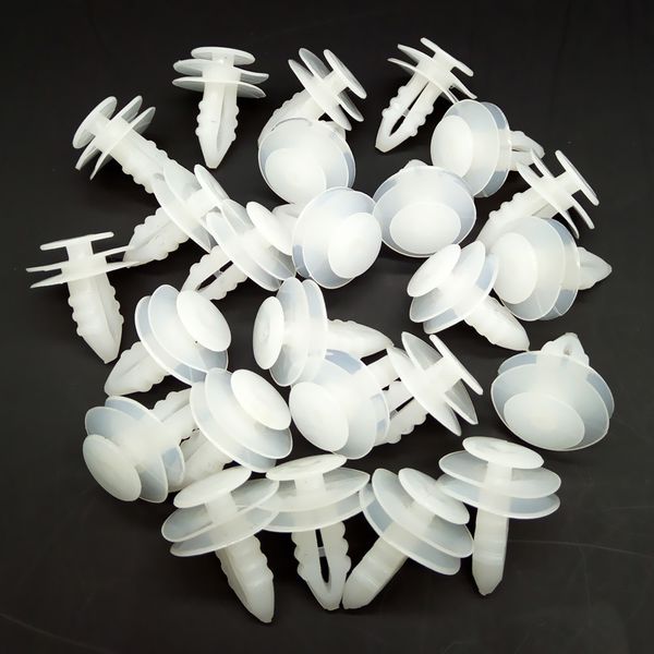 

50pcs 8.5mm auto car door fastener for ford mondeo focus fiesta peugeot 307/408/ 206 car trim panels nylon fixed clips