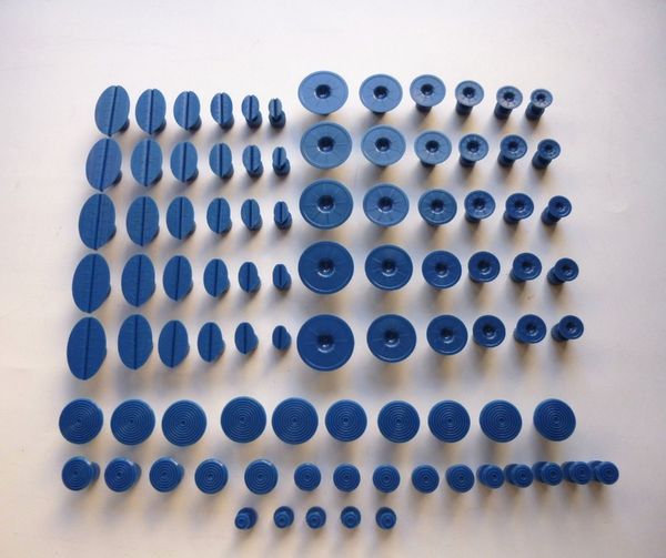 

90 pcs pdr tabs pdr tool paintless dent repair tool glue tabs working with most puller lifter new