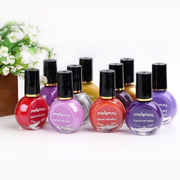 

10ml stamp printing nail polish painted nail art manicure varnish diy makeup tool