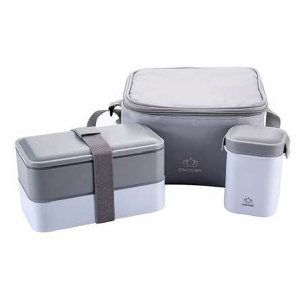 Alta Qualidade Japonesa Bento Box Bento Lunch Box Sopa de Água caneca isolada almoço refrigerador Bolsas de lona Alimento Recipiente de alimentos Microondas