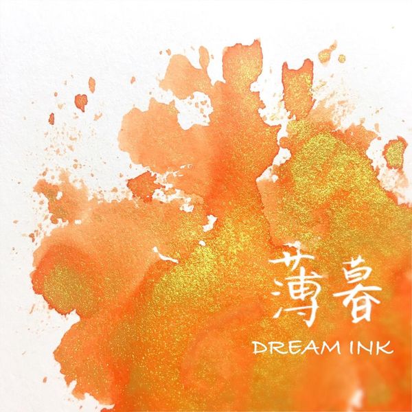 

dream ink, ink 0245,color ink with golden, Black;red