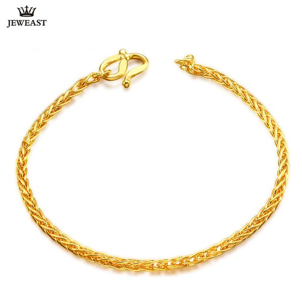 

24k pure gold bracelet real 999 solid gold bangle shiny charming beautiful trendy classic party fine jewelry sell new 2018, Golden;silver