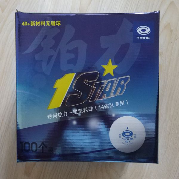 

original yinhe 40+ table tennis ball 1 star seamless wholesale 100 pieces white ball for table tennis racket andpong robot