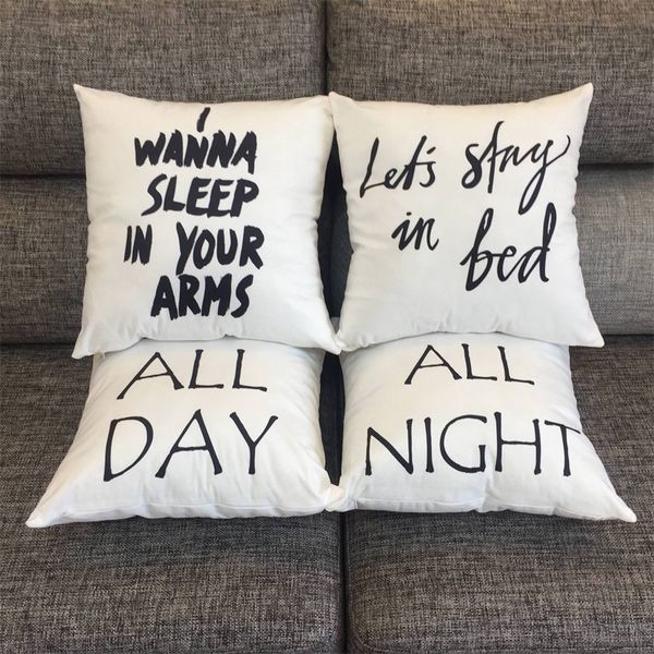 Bedroom Living Room Pillowcase Short Plush Pillow Case Cushion