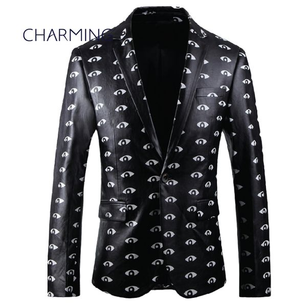 

jacket suit for man high-quality fabric eye pattern printing process fit singer mens suits quality mens suits, Black;gray