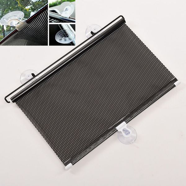 

Black Auto Sun Visor Car Sun Shade Car Window Suction Cup Car Curtain Auto Sun Shade Covers Sunshade