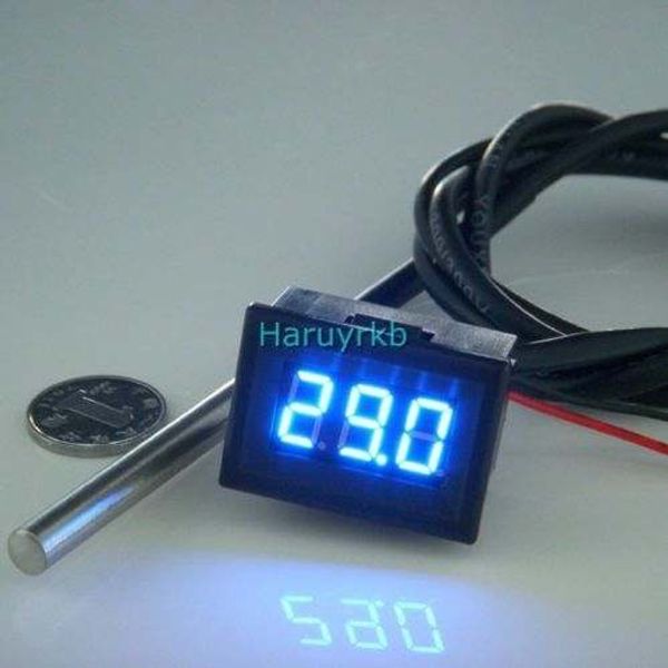 Freeshipping DC 12 V 24 V Digital Medidor de 0.36 