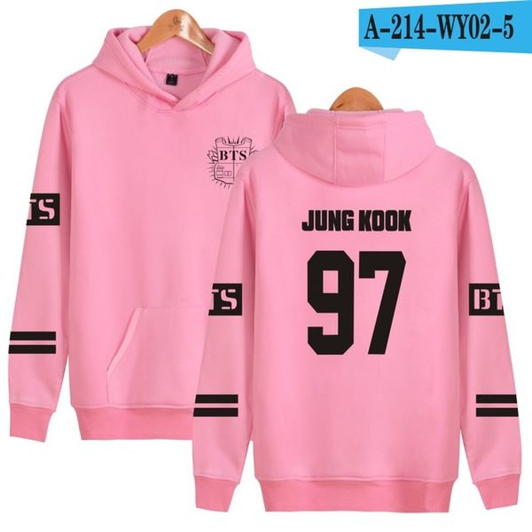 

Standard Bts Hoodies Women Kpop Bts Bangtan Sweatshirt Womens And Men Hoodie Bts Album Plus Size 4xl Winter K -Pop Clothes Hip Hop
