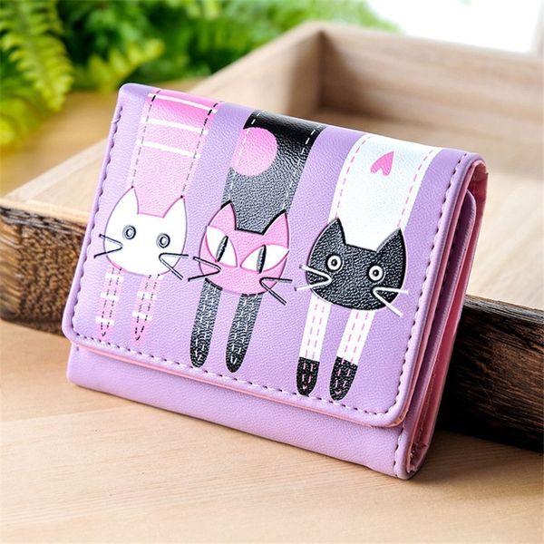 

кошелек мультфильм cat cute lady кошелек сумка кошелек, Red;black