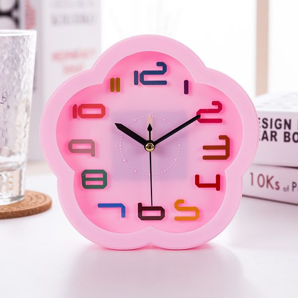 

cartoon mute alarm clock children children wake up bell creativity simple clocks bell alarm clock lovely flower timestamp clocks