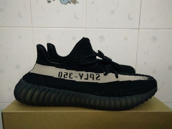 

350 v2 sply black and white Sneakers Running Shoes by1604