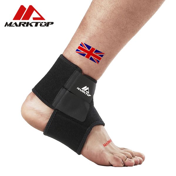 

markankle support 1pc safety gym running protection foot bandage guard sport fitness elastic ankle brace band 9005, Blue;black