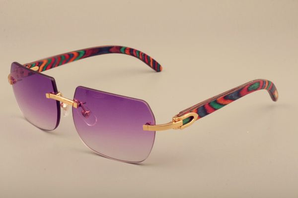 

direct sales of new luxury color wooden legs sunglasses, 8100906 personalized fashion natural wooden sunglasses, size:56-18-135mm sunglasses, White;black