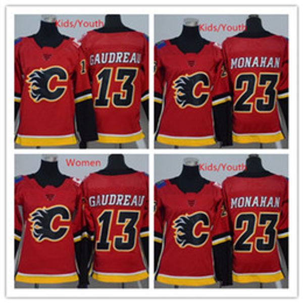 

13 Johnny Gaudreau Jersey 2018 Calgary Flames 68 Jaromir Jagr 23 Sean Monahan 5 Mark Giordano Men Women Youth Hockey Jerseys Cheap