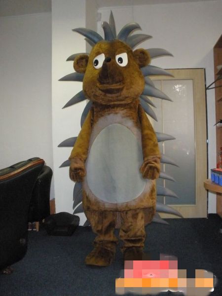 

custom hedgehog mascot costume, Red;yellow