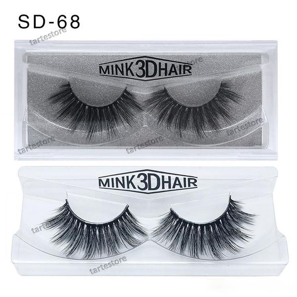 

mink eyelashes 3d full strip false eyelash long individual mink lashes extension