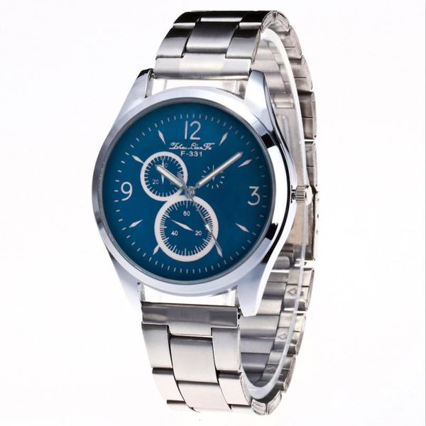 

zhou lian fa male & female strap wristwatch women men watch erkek saatleri business watches, Slivery;brown