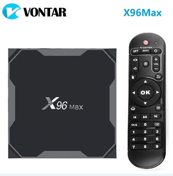 

x96 max 4gb 32gb android 9.0 amlogic s905x3 tv box quad core media player smart tv box x96max