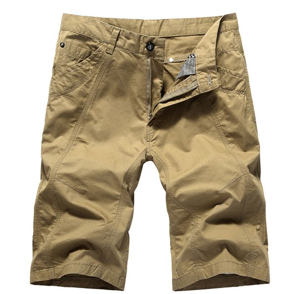 

2018 new cargo shorts men summer camouflage casual shorts homme cotton fashion brand clothing, Black