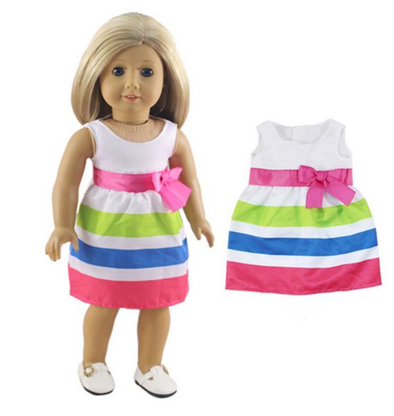 American Girl BITTY BABY PINK ROSE DRESS for 15/" Dolls Clothes Outfit NEW