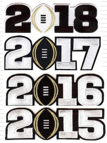 2019 2015 2016 2017 2018 Alabama Clemson Ohio State College University Football Playoff National Championship Champions Patch From Luolisale 704