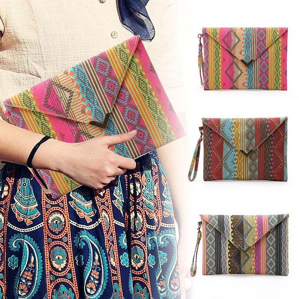 

new national geometric canvas bags envelopes clutch small ladies designer handbags women phone package purses 88 wml99