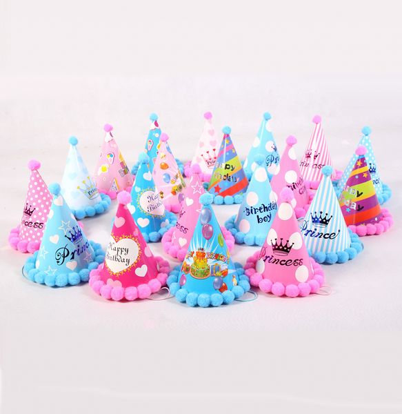 Kids Birthday Hat Festive Christmas Party Hat Colorful Decoration