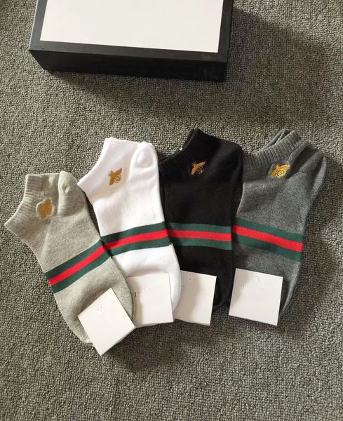 

Men de ign brand ock breathable cotton ock pattern fa hion honeybee embroidery lover ventilation gift box 12