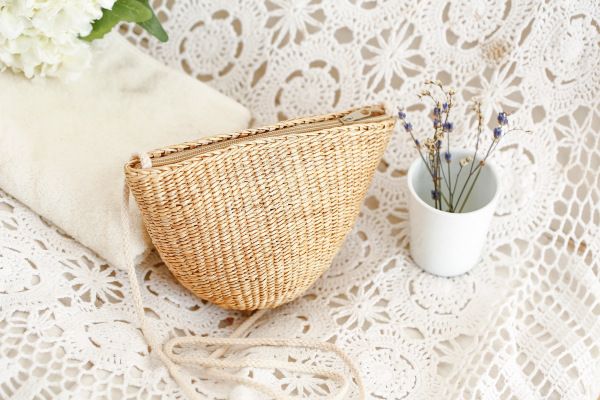 

дикий небольшой грязный ручной мешок мода летние каникулы соломы мешок пляж сумки труба