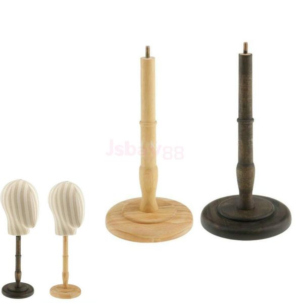 

professional heavy duty mannequin head wooden stand for cosmetology, wig-making, styling and retail display head models