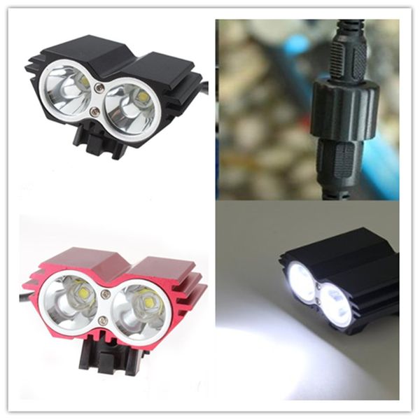 Iluminação ao ar livre XM-L 1500LM À Prova D 'Água 3 Modos LED Bicycle Light U2 Lanterna lâmpada de farol com bateria recarregável