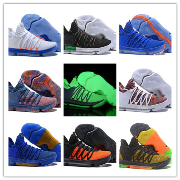 

2018 новые мужчины увеличить KD 10 годовщина PE BHM легкий вес мужчины баскетбол обувь 22
