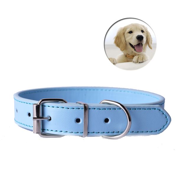 2019 Fashion Pu Leather Pet Dog Collar For Puppy Cat Chihuahua Small Dog Neck Strap Adjustable Size Xs S M L Big Sale From Qiangweiflo 2143