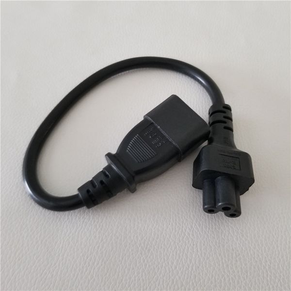 

10pcs/lot IEC 320 C14 to C5 Adapter Converter PDU PSU Power Short Cable Cord 20cm