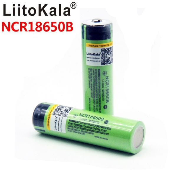 Liitokala 18650 батарея 3400mAh 3.7V NCR18650B аккумуляторная аккумуляторная батарея для фонарика